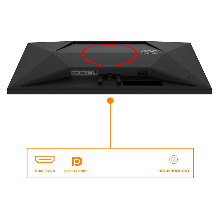 AOC Monitor Gaming 24G4ZR 23.8" Fast IPS 1920x1080 260Hz 2xHDMI 2.0 DP 1.4
