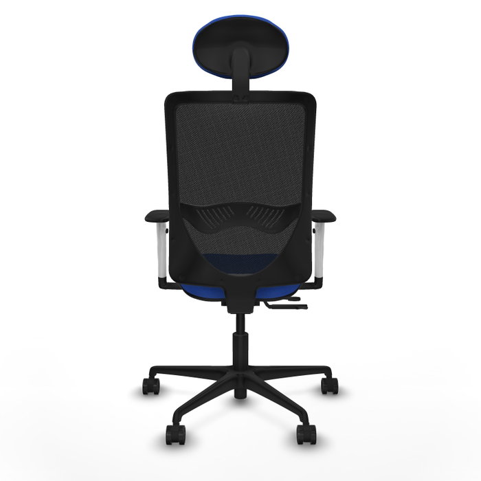 PIQUERAS Y CRESPO Silla de oficina Zulema Azul con Malla Negra
