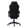 Woxter Silla Gaming Stinger Station RX GM26-011 Azul y Negra, Ergonómica, Reclinable 170º, Reposapiés Extensible, Pistón Gas Clase 4, Soporta 140 Kg