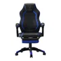 Woxter Silla Gaming Stinger Station RX GM26-011 Azul y Negra, Ergonómica, Reclinable 170º, Reposapiés Extensible, Pistón Gas Clase 4, Soporta 140 Kg
