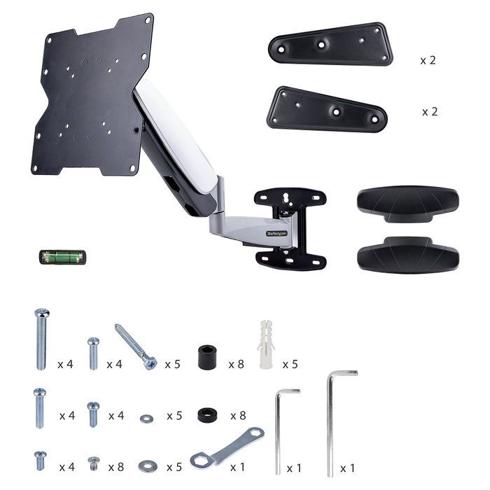 StarTech.com Soporte de Pared VESA de Movimiento Total para TV de 23 a 55 Pulgadas StarTech.com Soporte de Pared VESA de Movimiento Total para TV de 23 a 55 Pulgadas