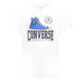 Camiseta de Manga Corta Infantil Converse Script Sneaker Gfx Sse Blanco