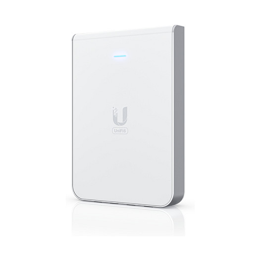 Ubiquiti UniFi U6-IW In-Wall Access Point WiFi 6, 5 Puertos Ethernet, 4800 Mbps, PoE, Montaje en Pared, Blanco - U6-IW