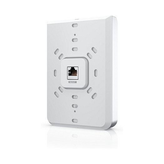Ubiquiti UniFi U6-IW In-Wall Access Point WiFi 6, 5 Puertos Ethernet, 4800 Mbps, PoE, Montaje en Pared, Blanco - U6-IW