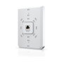Ubiquiti UniFi U6-IW In-Wall Access Point WiFi 6, 5 Puertos Ethernet, 4800 Mbps, PoE, Montaje en Pared, Blanco - U6-IW