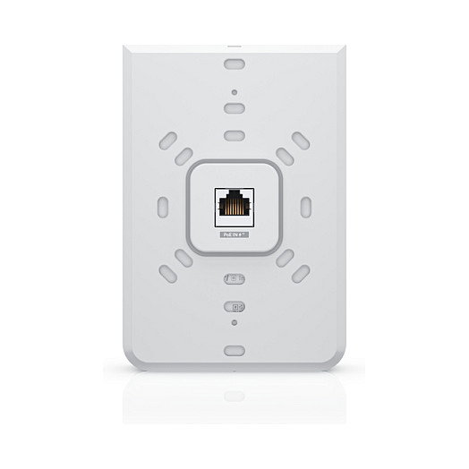 Ubiquiti UniFi U6-IW In-Wall Access Point WiFi 6, 5 Puertos Ethernet, 4800 Mbps, PoE, Montaje en Pared, Blanco - U6-IW