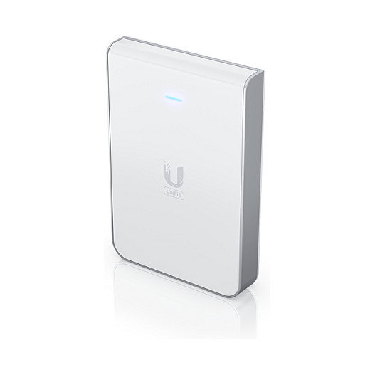 Ubiquiti UniFi U6-IW In-Wall Access Point WiFi 6, 5 Puertos Ethernet, 4800 Mbps, PoE, Montaje en Pared, Blanco - U6-IW