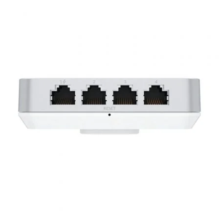 Ubiquiti Punto de Acceso U6-IW WiFi 6 Montado en Pared con Interruptor PoE Incorporado