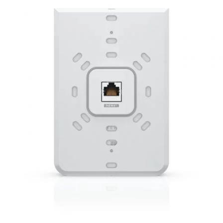Ubiquiti Punto de Acceso U6-IW WiFi 6 Montado en Pared con Interruptor PoE Incorporado