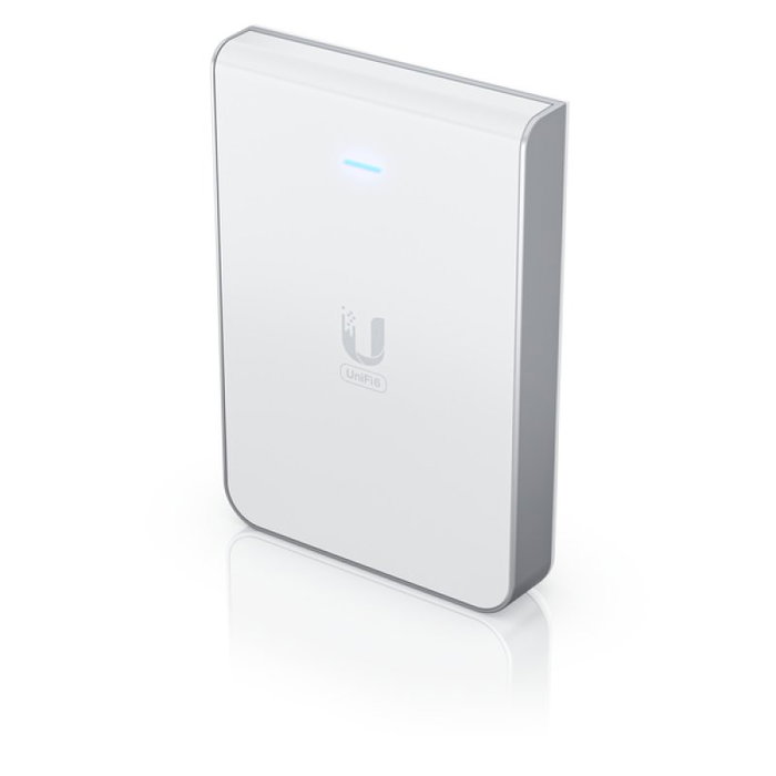 Ubiquiti Punto de Acceso Inalámbrico U6 In-Wall WiFi 6 Dual-Band 2.4/5 GHz 5.3 Gbps con 5 Puertos Ethernet PoE Integrado