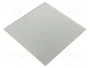 ORNO Panel decorativo de vidrio plata 170x170x10mm