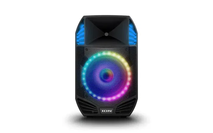 ION Sistema de Sonido Total Pa Prime Ion Biamplificado 500W Woofer 15" Bluetooth 5.0 Luces LED Ruedas