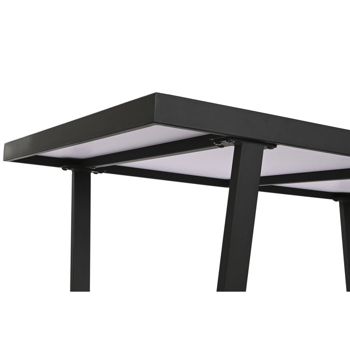 DKD Home Decor Mesa de Comedor de Metal y Cerámica 150x80x75 Negro y Blanco DKD Home Decor Mesa de Comedor de Metal y Cerámica 150x80x75 Negro y Blanco