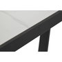 DKD Home Decor Mesa de Comedor de Metal y Cerámica 150x80x75 Negro y Blanco