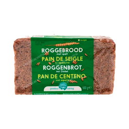 TERRASANA Pan Alemán de Centeno y Espelta 500Gr. Vegano