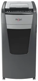 Rexel AutoFeed+ 600M Trituradora de Papel Microcorte, 23 cm, 2x15 mm, 1300 Hojas, 55 dB, Negro/Gris