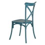 Silla Apilable Azul Polipropileno 48,50 X 43 X 91 cm (Set de 4)