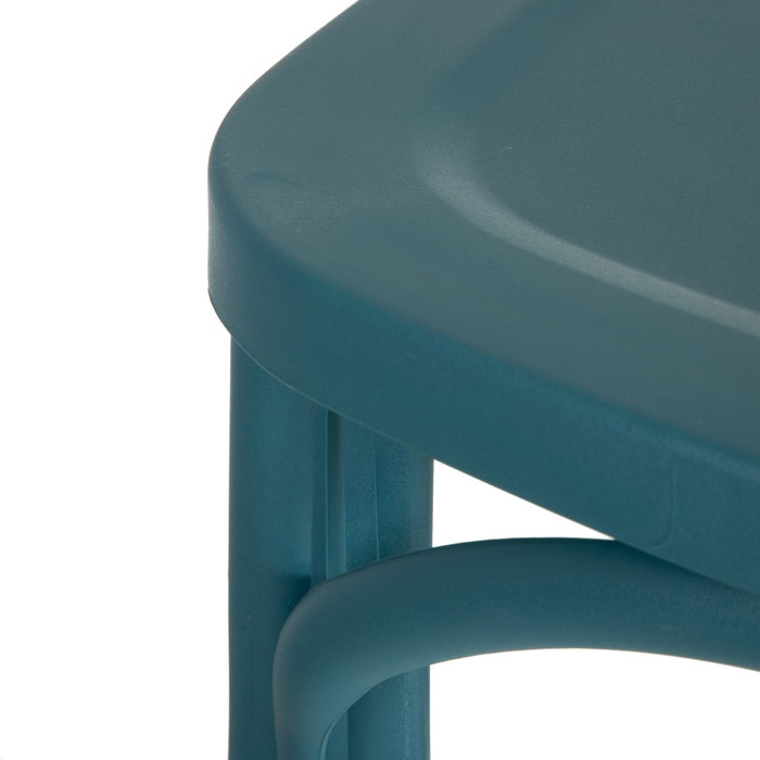 Silla Apilable Azul Polipropileno 48,50 X 43 X 91 cm (Set de 4)