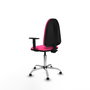 PIQUERAS Y CRESPO Silla de oficina Aýna Rosa con Brazos 1D