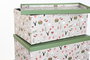 DKD Home Decor Caja Navidad Fantasia Verde Gris 35x25x50 cm Set 5 Piezas Cartón