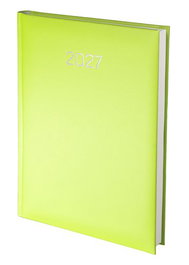 EDEUSTO Agenda Anual 2027 Premium Tapa Acolchada Verde Manzana