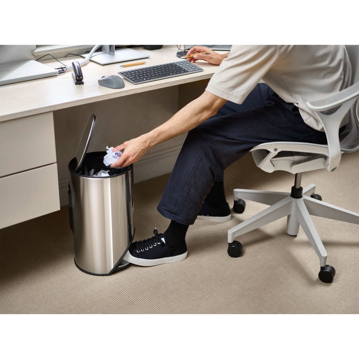 Joseph Joseph Arc 10L Easy-Push Cubo de Basura de Acero Inoxidable