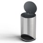 Joseph Joseph Arc 10L Easy-Push Cubo de Basura de Acero Inoxidable