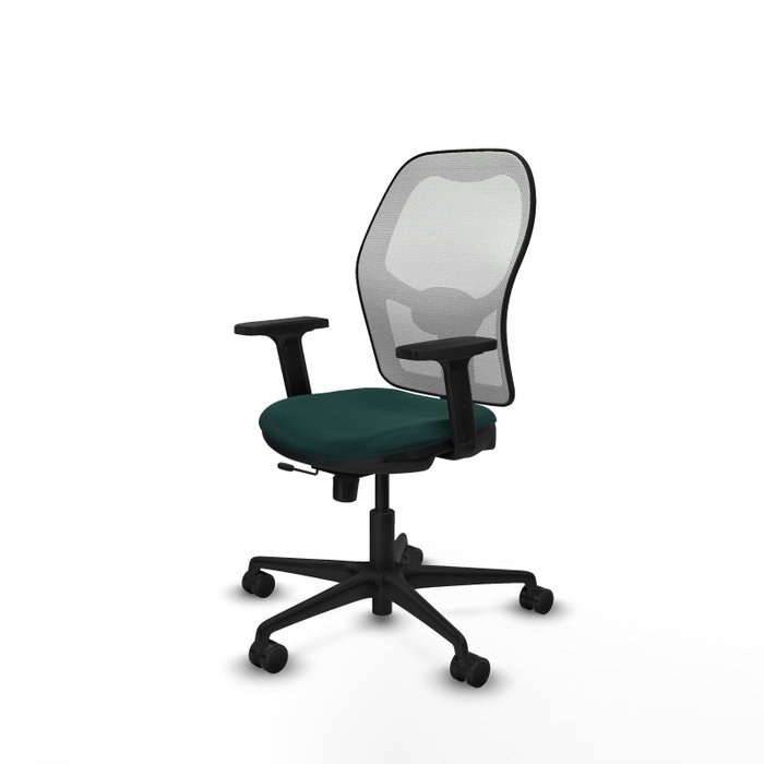 PIQUERAS Y CRESPO Silla de oficina Jorquera Verde botella y Blanco PIQUERAS Y CRESPO Silla de oficina Jorquera Verde botella y Blanco