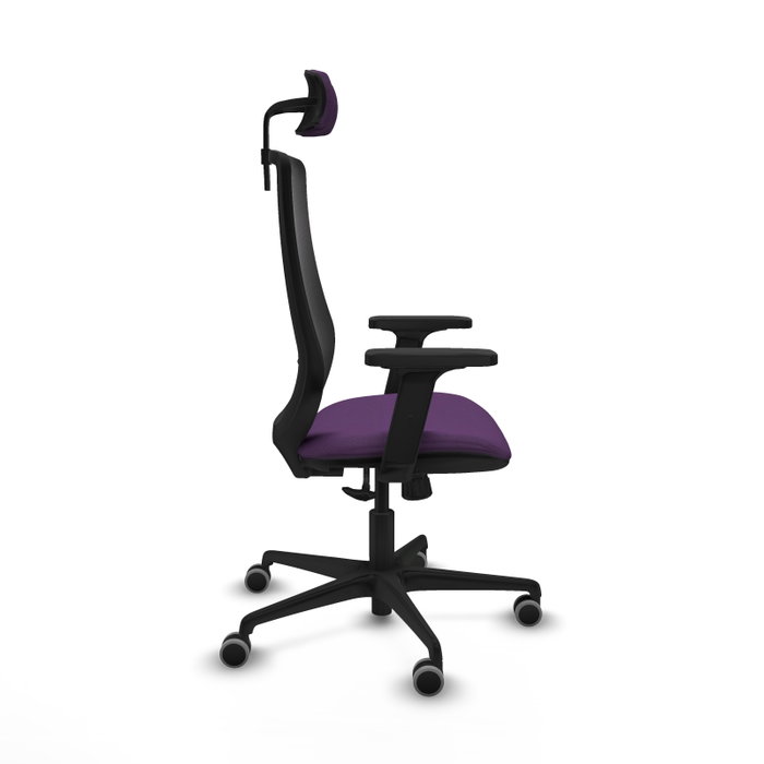 PIQUERAS Y CRESPO Silla de oficina Mardos con mecanismo Sincro, Morado y Negro PIQUERAS Y CRESPO Silla de oficina Mardos con mecanismo Sincro, Morado y Negro