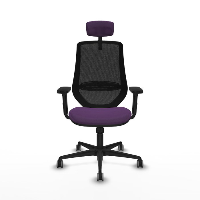 PIQUERAS Y CRESPO Silla de oficina Mardos con mecanismo Sincro, Morado y Negro PIQUERAS Y CRESPO Silla de oficina Mardos con mecanismo Sincro, Morado y Negro