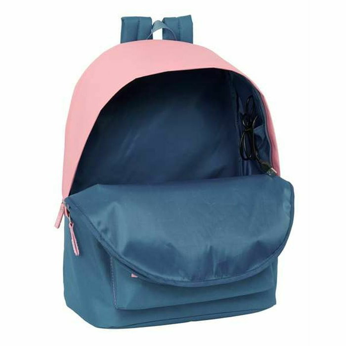 Safta Mochila Doble para Portátil 15,6+USB El Pulpo Basics Indigo Safta Mochila Doble para Portátil 15,6+USB El Pulpo Basics Indigo