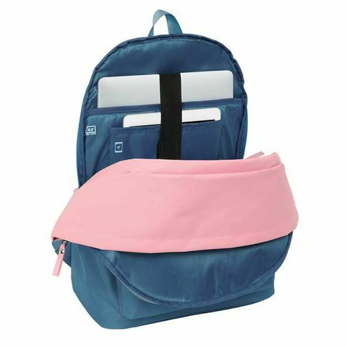 Safta Mochila Doble para Portátil 15,6+USB El Pulpo Basics Indigo Safta Mochila Doble para Portátil 15,6+USB El Pulpo Basics Indigo