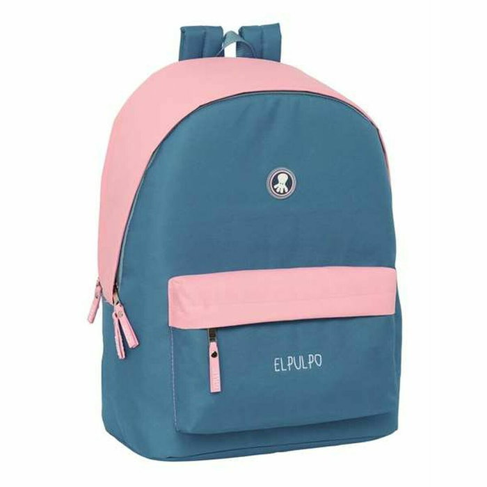 Safta Mochila Doble para Portátil 15,6+USB El Pulpo Basics Indigo Safta Mochila Doble para Portátil 15,6+USB El Pulpo Basics Indigo