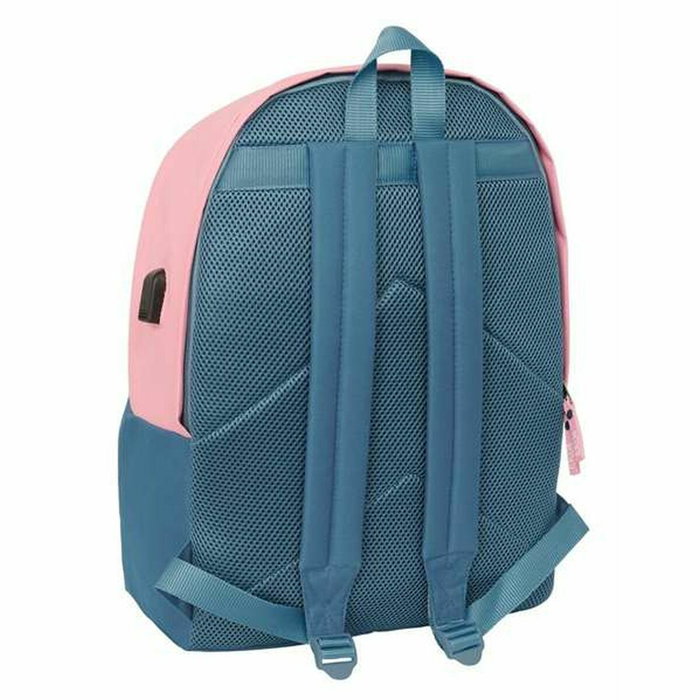 Safta Mochila Doble para Portátil 15,6+USB El Pulpo Basics Indigo Safta Mochila Doble para Portátil 15,6+USB El Pulpo Basics Indigo