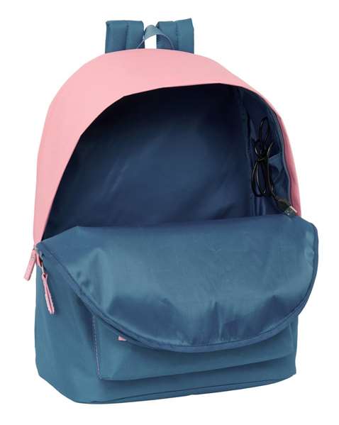 Safta Mochila Doble para Portatil 15,6" + USB "Indigo" 31x44x18 cm