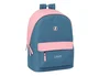 Safta Mochila Doble para Portátil 15,6+USB El Pulpo Basics Indigo