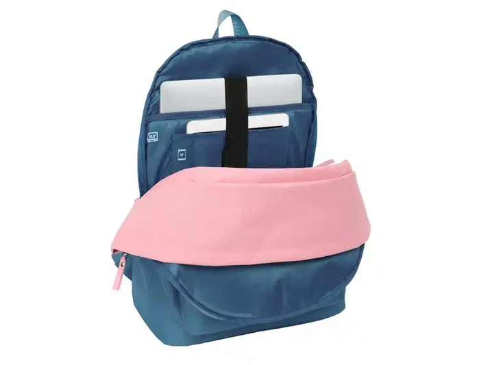 Safta Mochila Doble para Portátil 15,6+USB El Pulpo Basics Indigo Safta Mochila Doble para Portátil 15,6+USB El Pulpo Basics Indigo