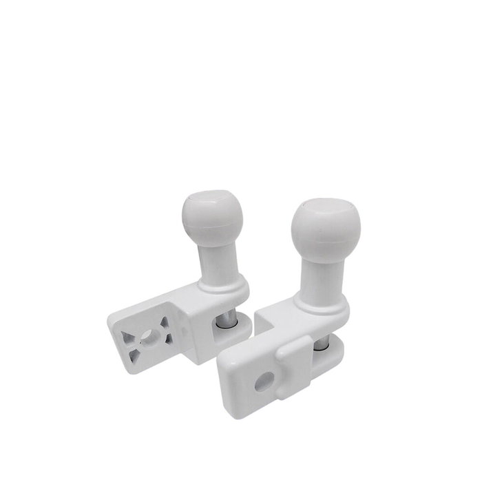 Micel Juego de soportes barandilla toldo tld01 blanco