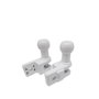 Micel Juego de soportes barandilla toldo tld01 blanco