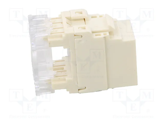 PANDUIT Conector RJ45 hembra Cat 6a blanco PANDUIT Conector RJ45 hembra Cat 6a blanco