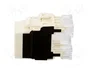 PANDUIT Conector RJ45 hembra Cat 6a blanco