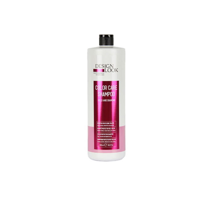 Design Look Champú Pro-Color Oro y Diamante Color Care 1000ml para Cabello Teñido con Oro y Diamante