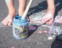 Kreul Set de 6 botes de pintura de tiza líquida Streety para asfalto de 200ml