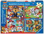 Ravensburger Puzzle PAW PATROL 4 Puzzles de 42 Piezas, Recomendado +8 años, Idiomas: ES, EN, FR, DE, IT, NL, PT