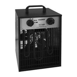 MAURER Calefactor Industrial 1650/3300 Watt Cañón Aire Caliente