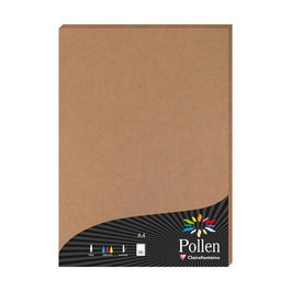 Papel Clairefontaine Pollen A4 135G 50H Kraft