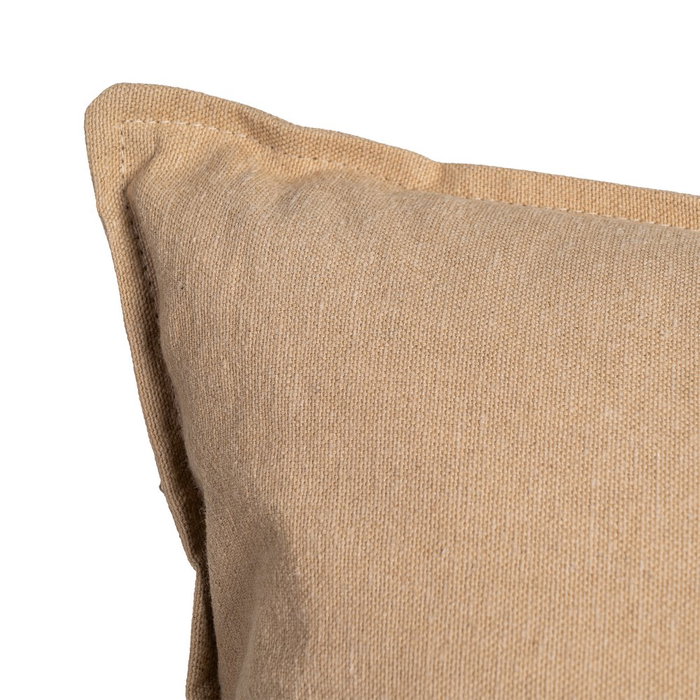 Cojín Marrón Claro 85%Algodón-15%Lino 50 X 30 cm (Set de 2)