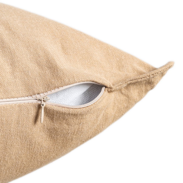 Cojín Marrón Claro 85%Algodón-15%Lino 50 X 30 cm (Set de 2)