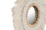 DKD Home Decor Espejo Boho Blanco Set de 3 20 x 20 x 1 cm