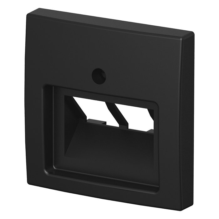 Busch-Jaeger 2CKA001753A0216 Zentralscheibe 2-fach Mate Negro Placa Frontal Busch-Jaeger 2CKA001753A0216 Zentralscheibe 2-fach Mate Negro Placa Frontal